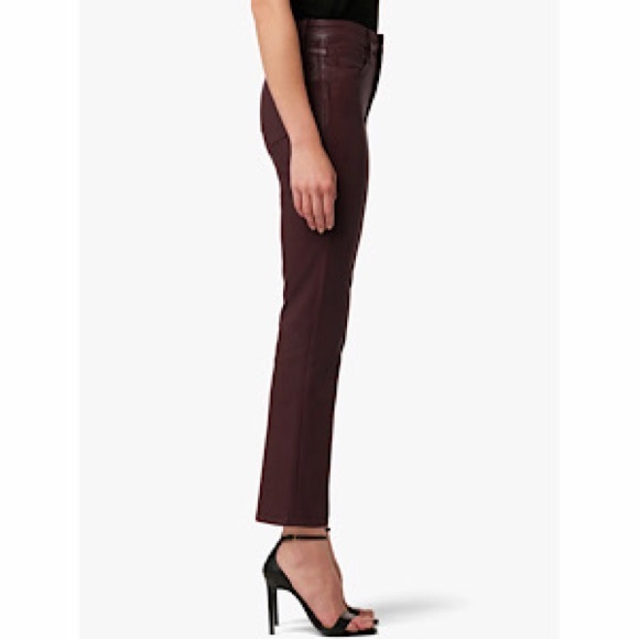 “NEW” Joe’s Jeans The Callie High-Rise Cropped Boot Pant *Coated Edition - Picture 3 of 9